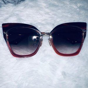 DITA Stormy SUNGLASSES Oversized Cat eye NIB NWT